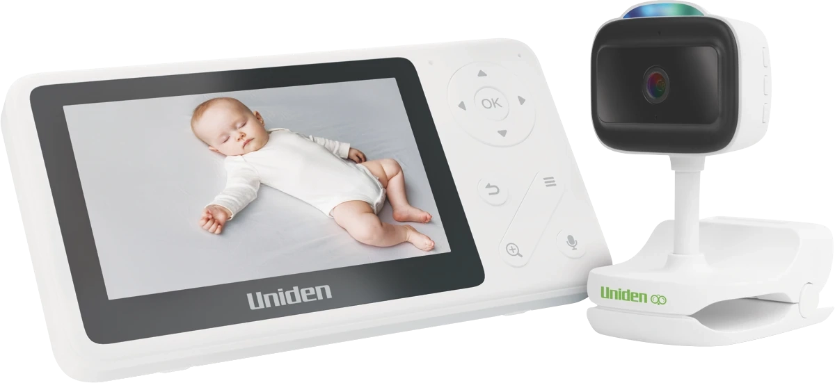 Uniden 4.3 Full HD Colour Baby Monitor with Clamp Camera