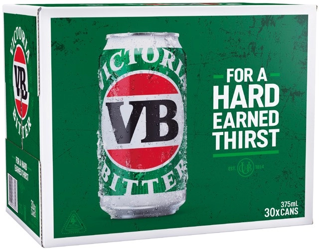 Victoria Bitter 30 Can Block