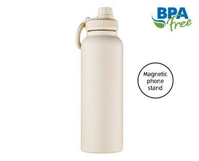 Insulated Drink Bottle 1.1L with Magnetic Phone Stand