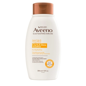 Aveeno Apple Cider Vinegar Blend Clarifying Shampoo for Oily & Dull Hair 354mL