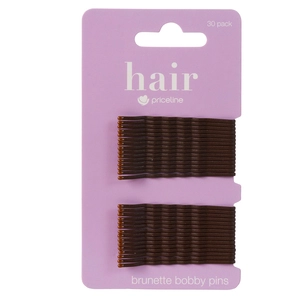 Priceline Blending Bobby Pins Brunette 30 Pack