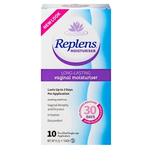 Replens Vaginal Moisturiser 10 Pack