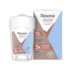 Rexona Antiperspirant Cream Clinical Shower Clean 45mL