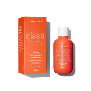 Yours Only CLEAN Mini Face, Hair + Body Cleanser 100mL