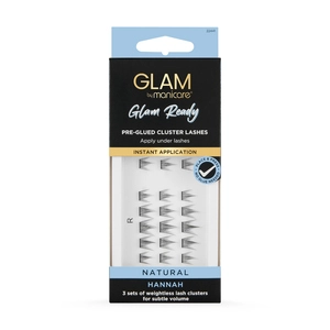 Glam by Manicare Cluster Lashes Natural Hannah 1 Pair