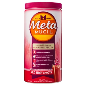 Metamucil Daily Fibre Supplement Wild Berry Smooth 114 Doses 673g