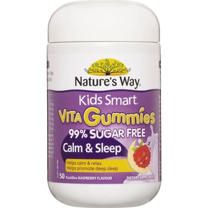 Nature's Way Kids Smart Vita Gummies 99% Sugar Free Calm & Sleep 50 Gummies