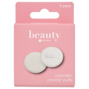 Priceline Cosmetic Powder Puffs 4 Pack