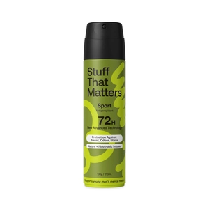 Stuff That Matters Sport Antiperspirant Deodorant Spray 130g