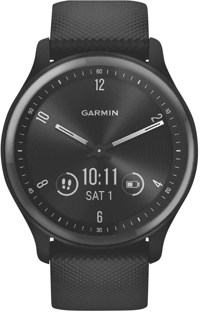 Garmin Vivomove Sport -  Black - Silicone