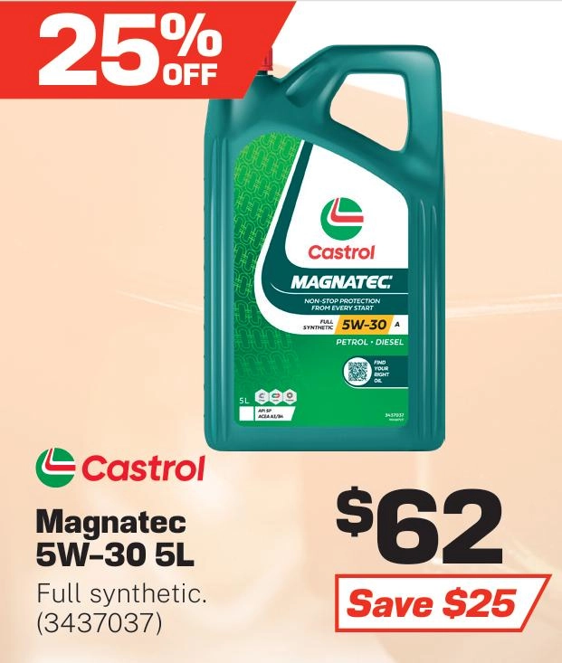 Castrol Magnatec 5W-30 A Engine Oil 5L - 3437037