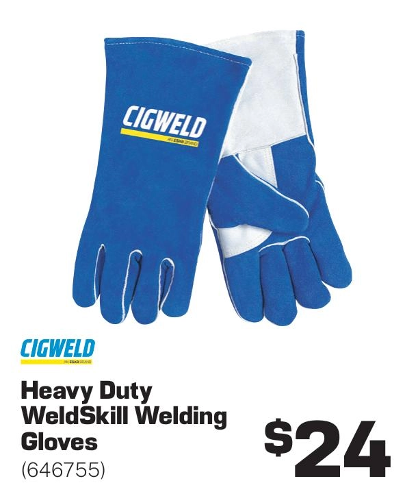 Cigweld Heavy Duty WeldSkill Welding Gloves - 646755