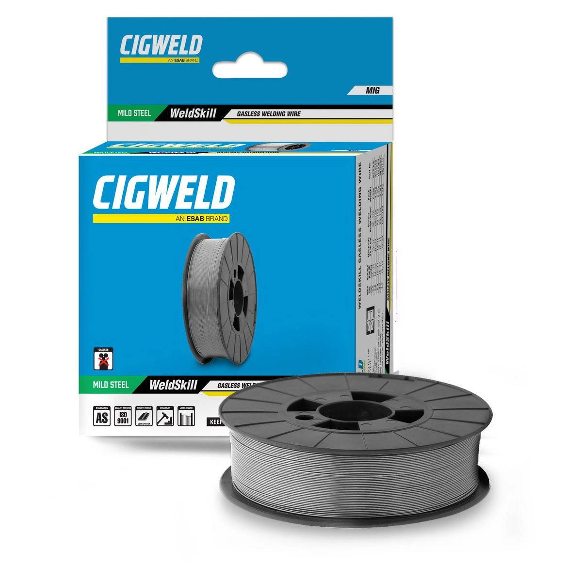 Cigweld WeldSkill Gasless Wire 0.8 mm, 0.9kg Minispool - WG0908