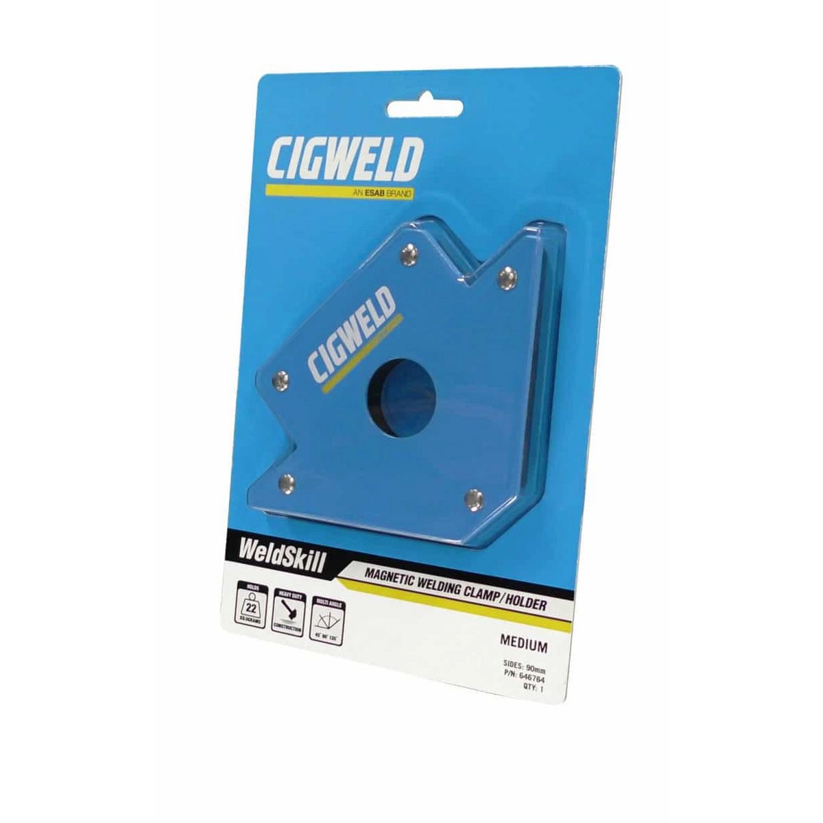 Cigweld WeldSkill Magnetic Work Clamps