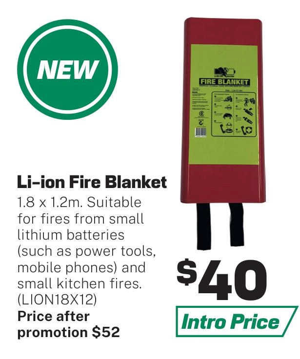 Li-ion Fire Blanket