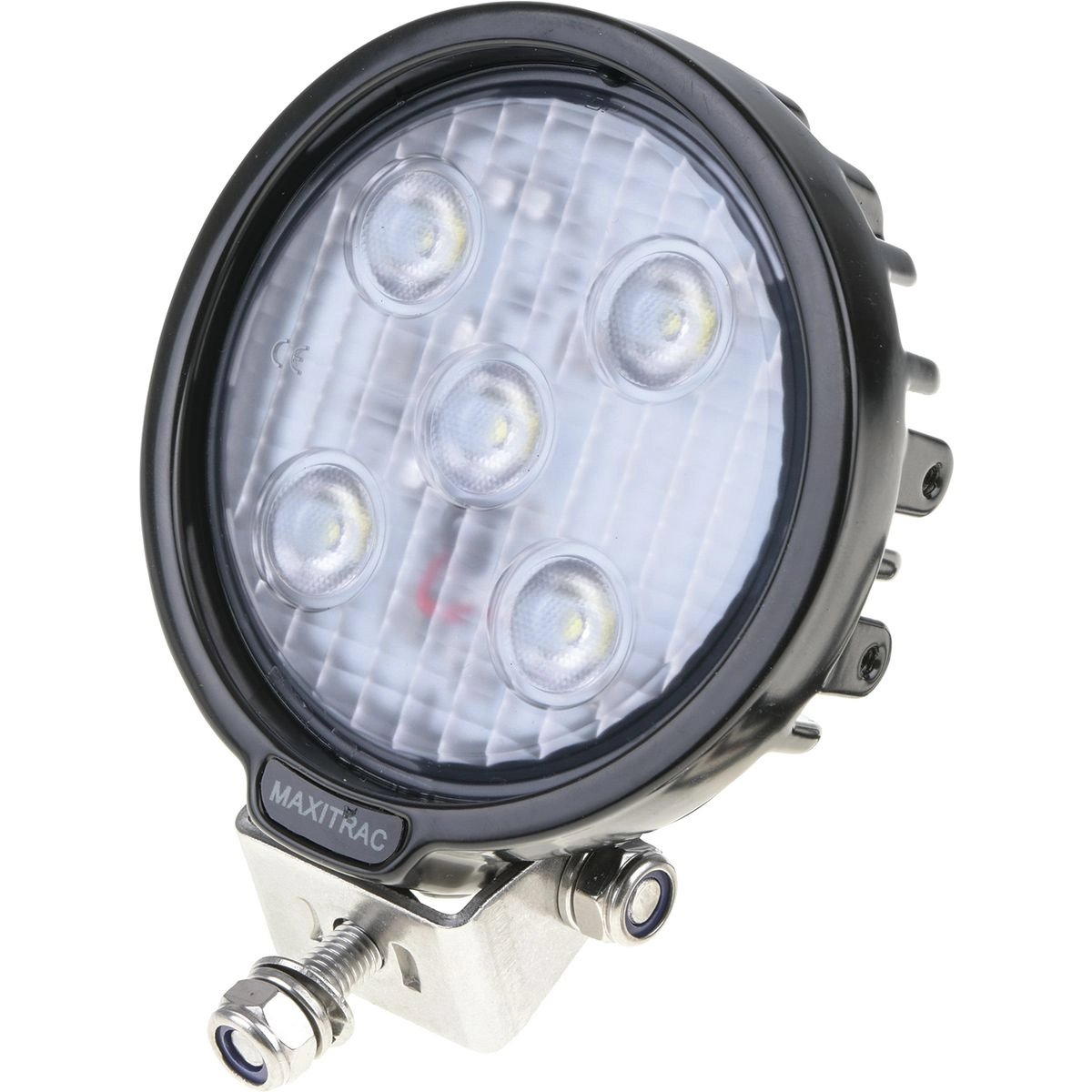 MaxiTrac 5 LED Work Light, Round, 25W, 1600 Lumens, 12/24 Volt - MTWL5RNDS5