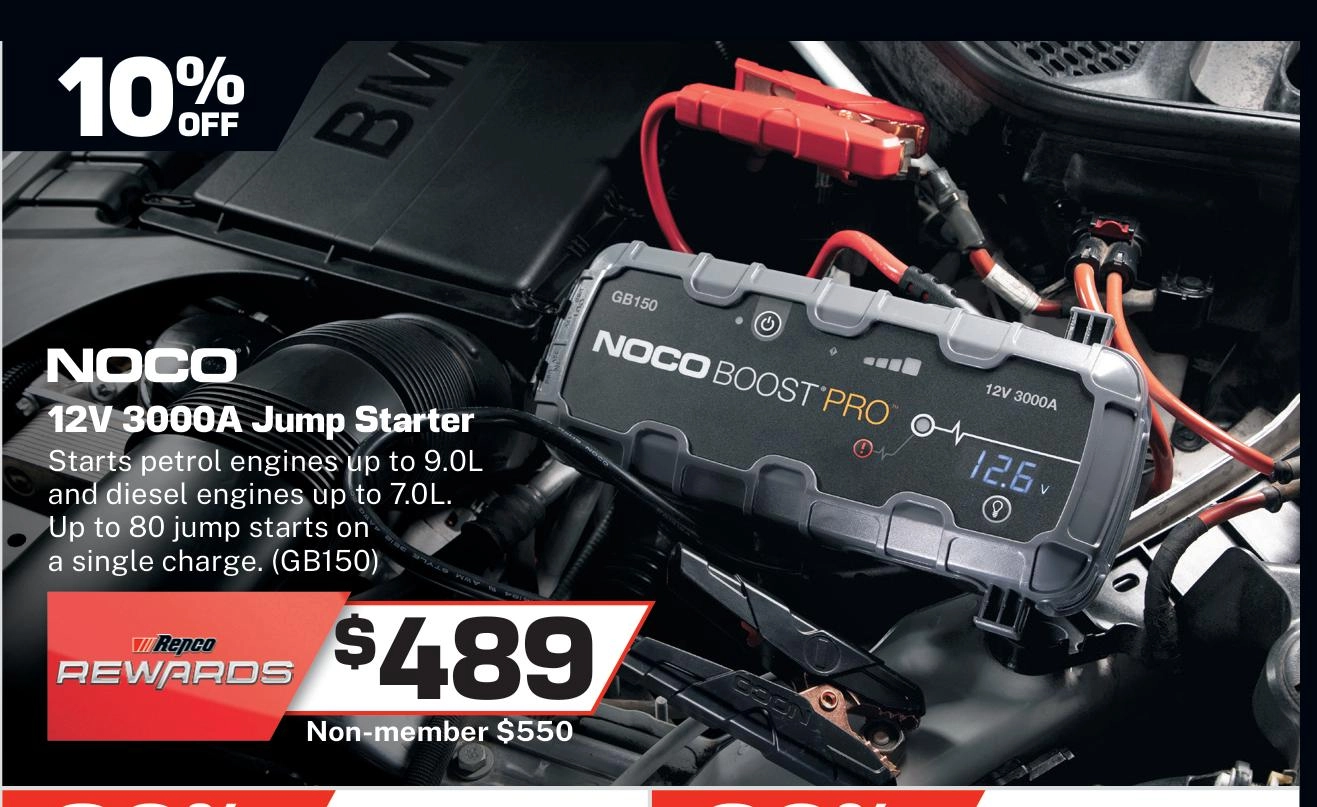 NOCO Boost 12V 3000A Jump Starter - GB150