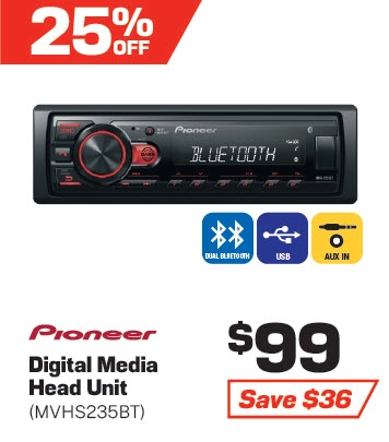 Pioneer Digital Media Receiver - MVHS235BT