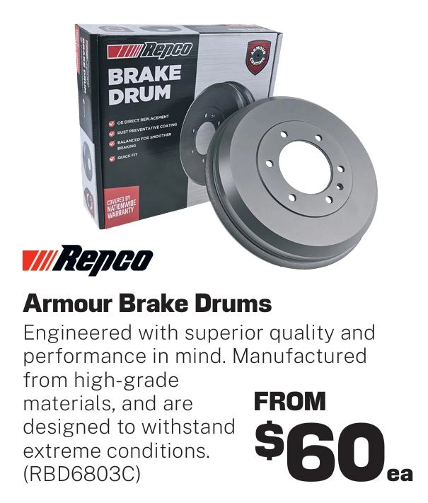 Repco Armour Brake Drums