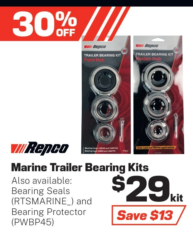 Repco Marine Trailer Bearing Kits