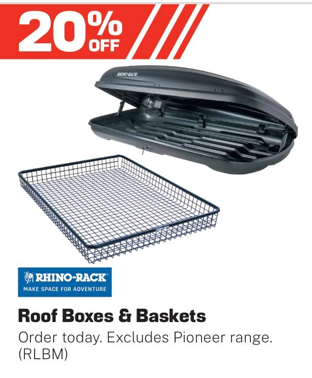 Rhino Rack Boxes & Baskets