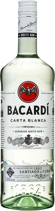 Bacardi Carta Blanca Rum 1L