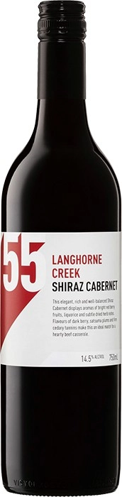 Cleanskin No 55 Langhorne Creek Shiraz Cabernet