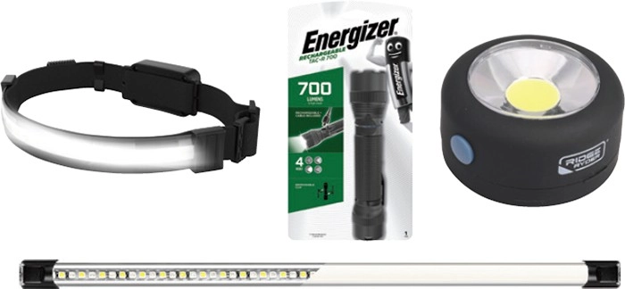 20% off Ridge Ryder, Swisstech, Hardkorr, Energizer Camping Lighting