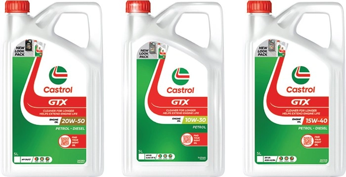 Castrol 5L GTX Engine Oils^