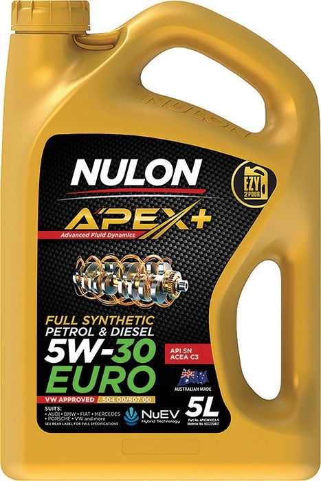 Nulon Apex+ Euro Petrol & Diesel Engine Oil