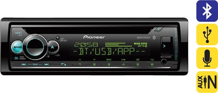 Pioneer CD/Digital Media Player with Bluetooth®