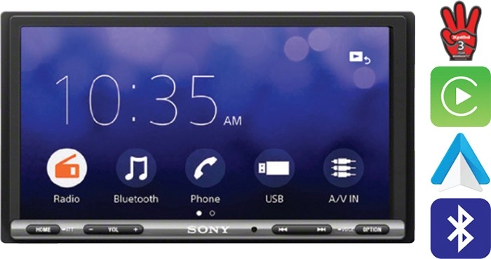 Sony 6.95” Apple CarPlay & Android™ Auto Digital Media Player