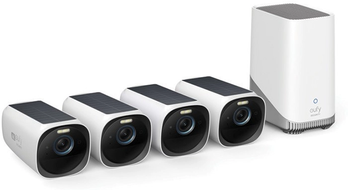 Eufy Security eufyCam 3 4-Pack + HomeBase 3^