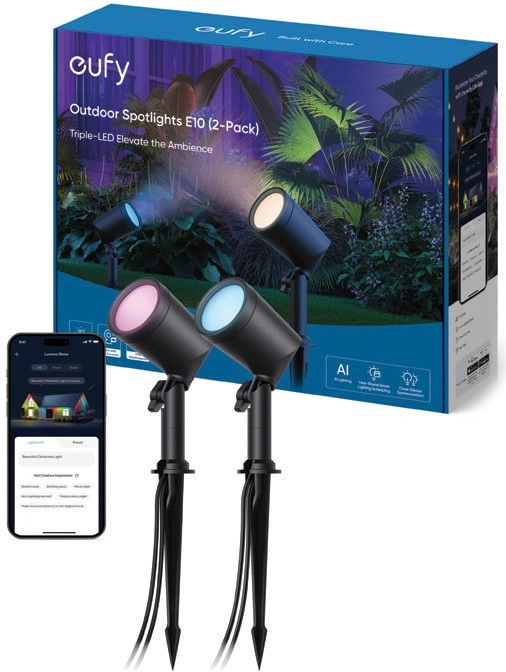 Eufy Security Outdoor Spotlights E10^