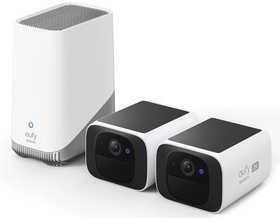 Eufy Security SoloCam S220 2-Pack + HomeBase 3^