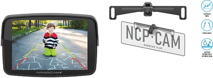 Nanocam+ Wired 5” Reverse Monitor & Camera System^