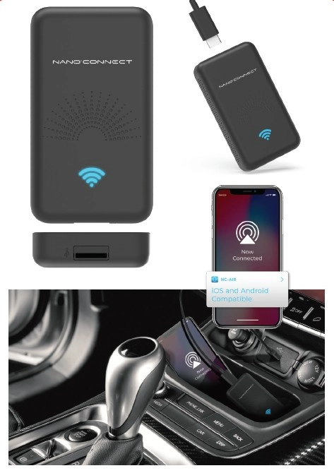 Nanoconnect Wireless CarPlay/Android Auto Adaptor