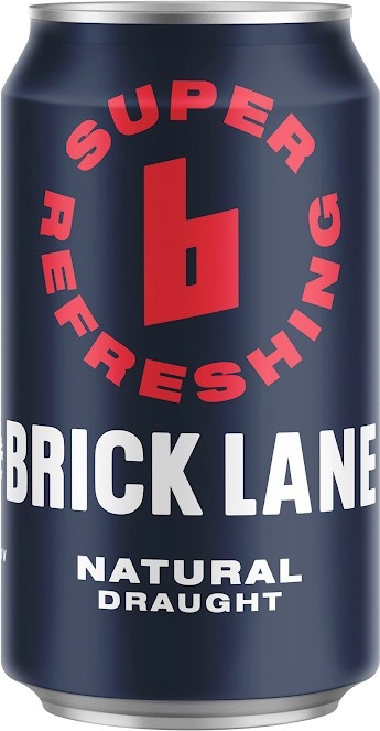 Brick Lane Natural Draught Cans 355mL