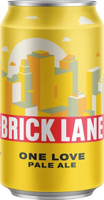 Brick Lane One Love Pale Ale 355mL