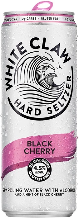 White Claw Seltzer Black Cherry Cans 330mL