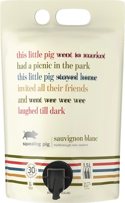 Squealing Pig Sauvignon Blanc Bagnum 1.5L