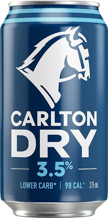 Carlton Dry Mid 3.5 Cans 375mL