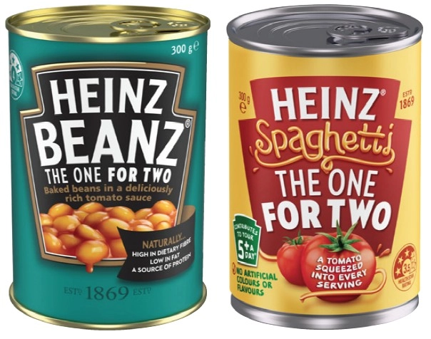 Heinz Beanz or Spaghetti 300g Selected Varieties