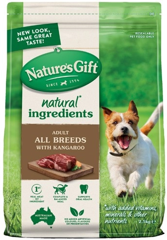 Nature's Gift Pet Food 2.5kg Selected Varieties