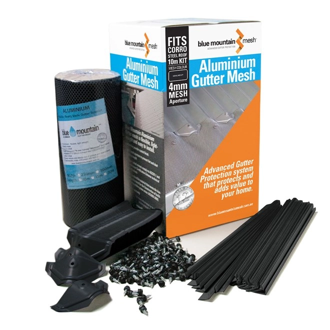 Blue Mountain Mesh Aluminium Gutter Mesh CGI 10m Kit