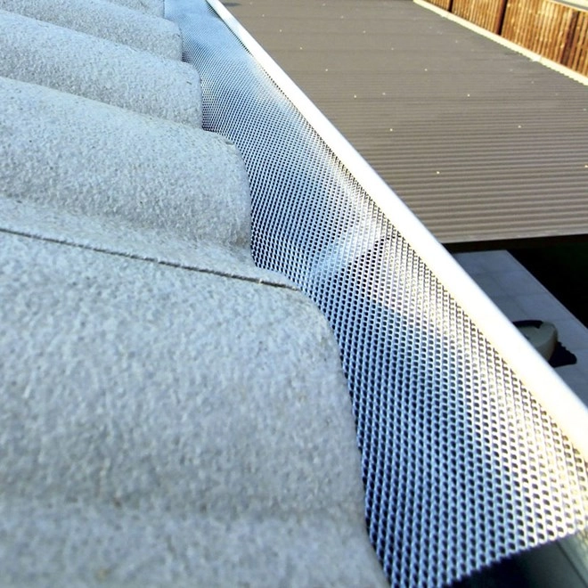 Rhone Gutter Guard Aluminium 5 Sheets At 1.2m