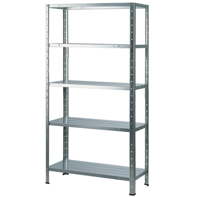 Stratco Galvanised 5 Shelf Unit