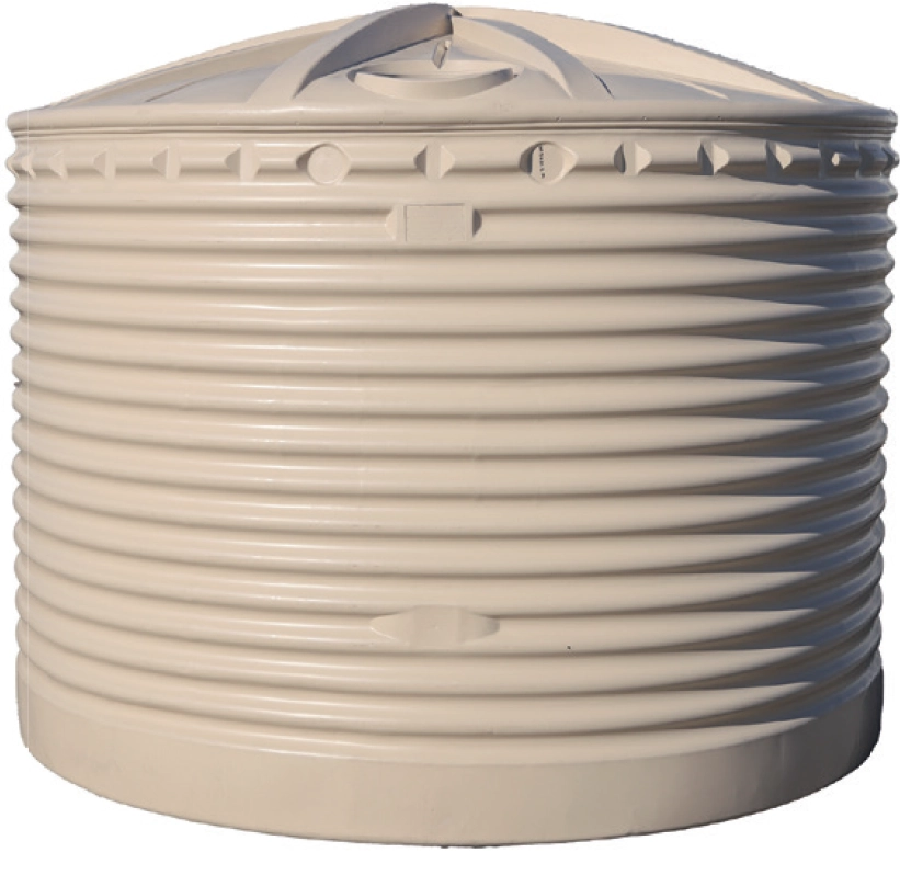 Corrugated Self Supporting Lid Round Water Tank 22500L