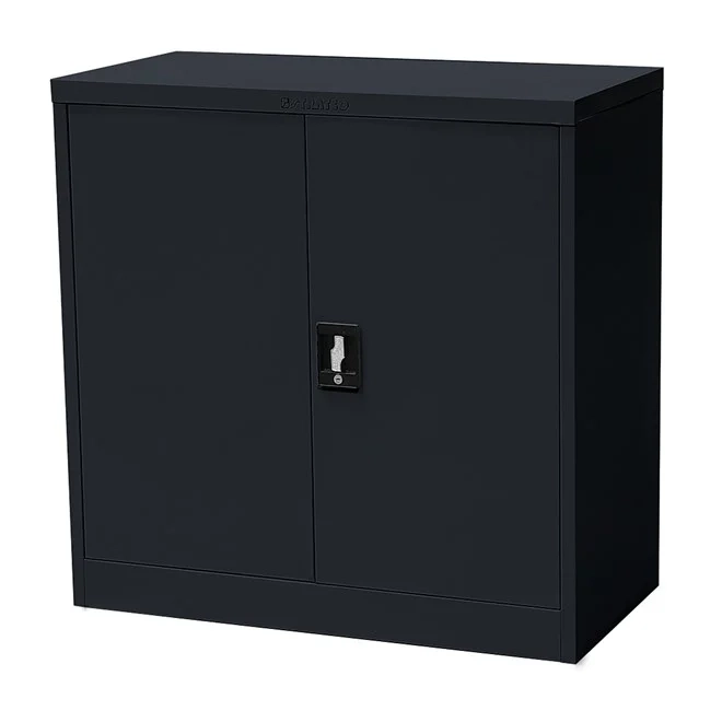 Stratco Utility 2 Door Half Height Cabinet Black