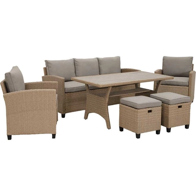 Sunscape Baxter 6 Piece Outdoor Lounge Set